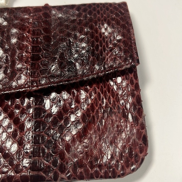 Marshall Field’s Vintage Python Snakeskin Clutch Wallet - Picture 12 of 13